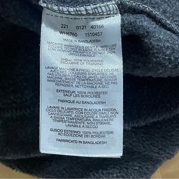 Columbia Fleece Full Zip Size XS Charcoal Gray Outdoor girl Youth Warm Adventure - Picture 5 of 7